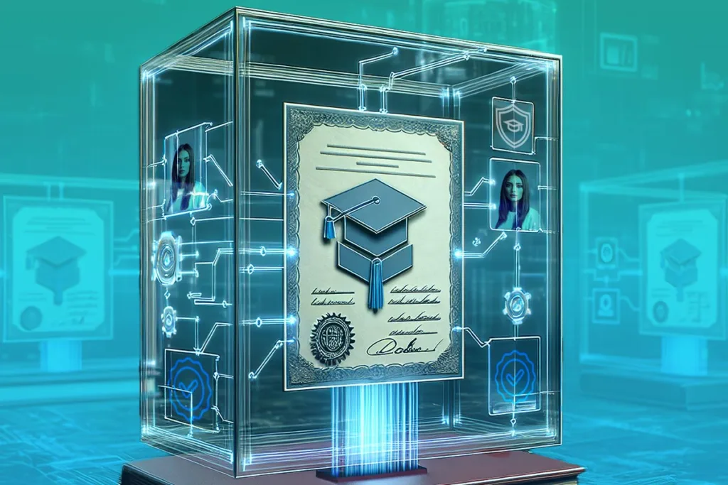 Encrypted education credentials