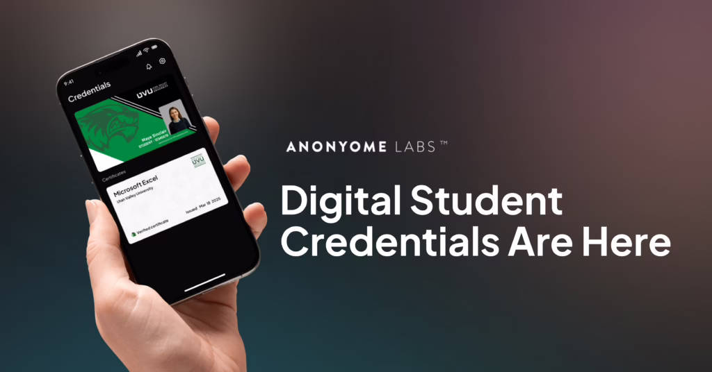 UVU digital student credentials